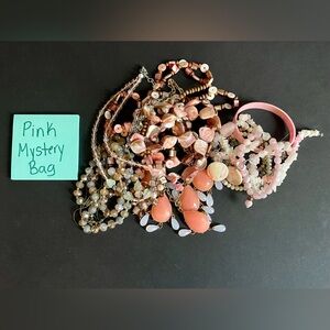 Pink Mystery jewelry bag - please read description before purchase